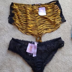 Savage x fenty shorts (1x) and undies (2x)